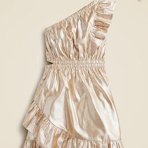 Crewcuts Shiny Gold dress